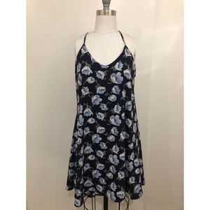 Navy blue flowy dress